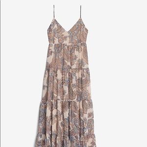 Express Paisley Teared Dress